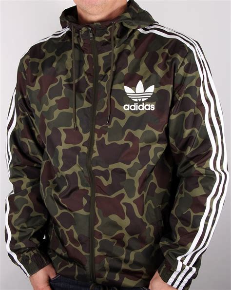 adidas camo windbreaker for sale 